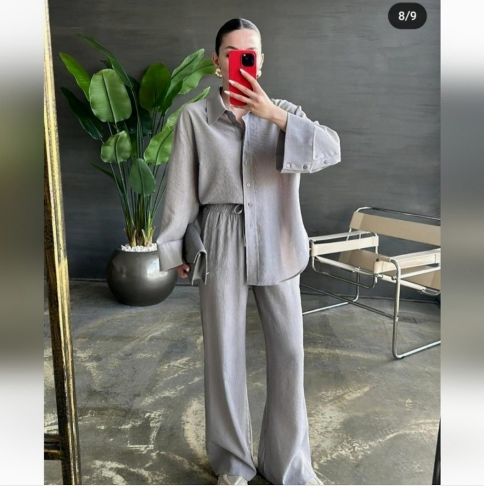 ZARA PANTS FLUID MINIMALIST SIZE XS